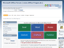 Tablet Screenshot of office-fragen.de